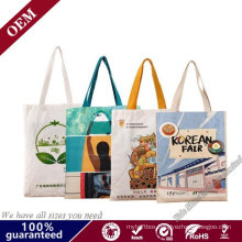 100% Biodegradable Tote Shopping Bags Eco Heavy Duty Foldable Reusable Washable Grocery Packing Canvas Cotton Bag